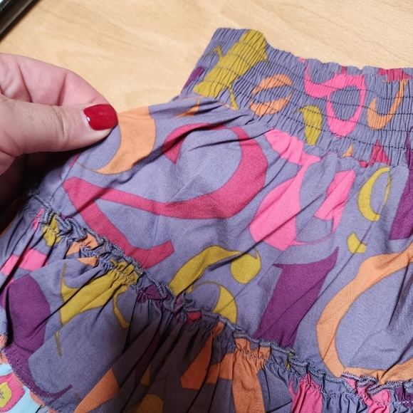 Matilda Jane Character Counts Numbers Printed Tiered Pull On Skirt Size 4 - Picture 12 of 15